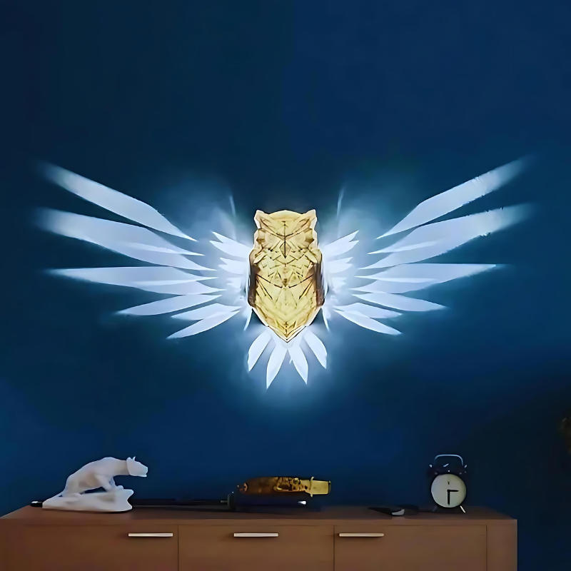 GleamArt | 3D LED-Wandlampe für faszinierende Lichtillusionen und stilvolles Ambiente