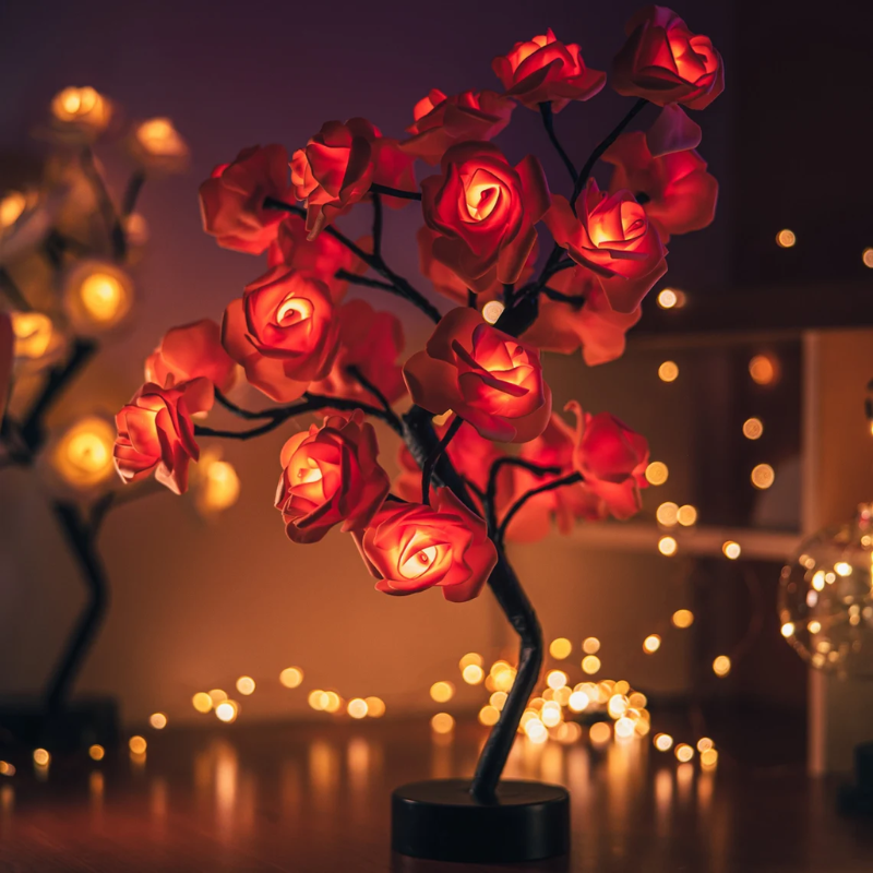 LuminaRose | LED-Rosenlampe für gemütliche Atmosphäre