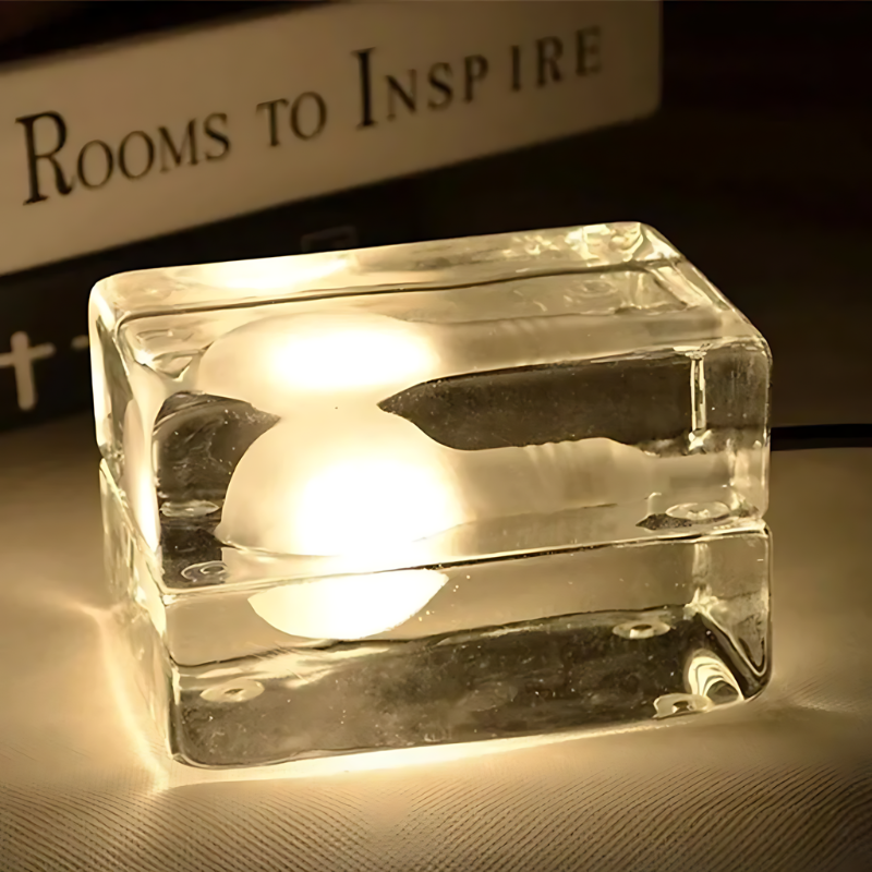 IceLamp | Elegante Tischlampe aus hochwertigem Kristallglas