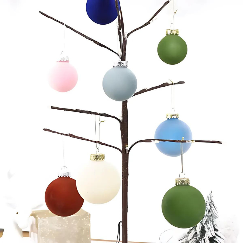 VelvetGlam | Edle Samt Weihnachtskugeln
