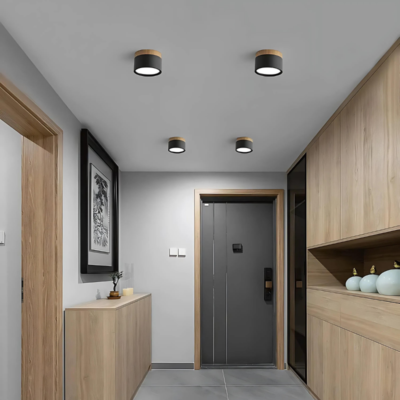 MacaronGlow | Zylindrische LED-Deckenleuchte für stilvolle Flure