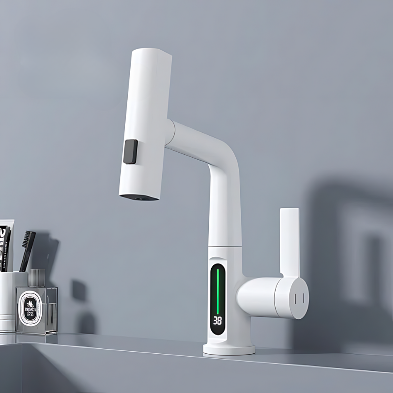 SmartFaucet | Intelligente Küchen- und Badarmatur mit digitalem Display