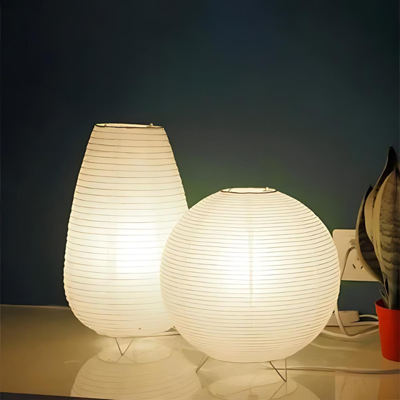 RiceyGlow | Stilvolle Tischlampen mit japanischem Design