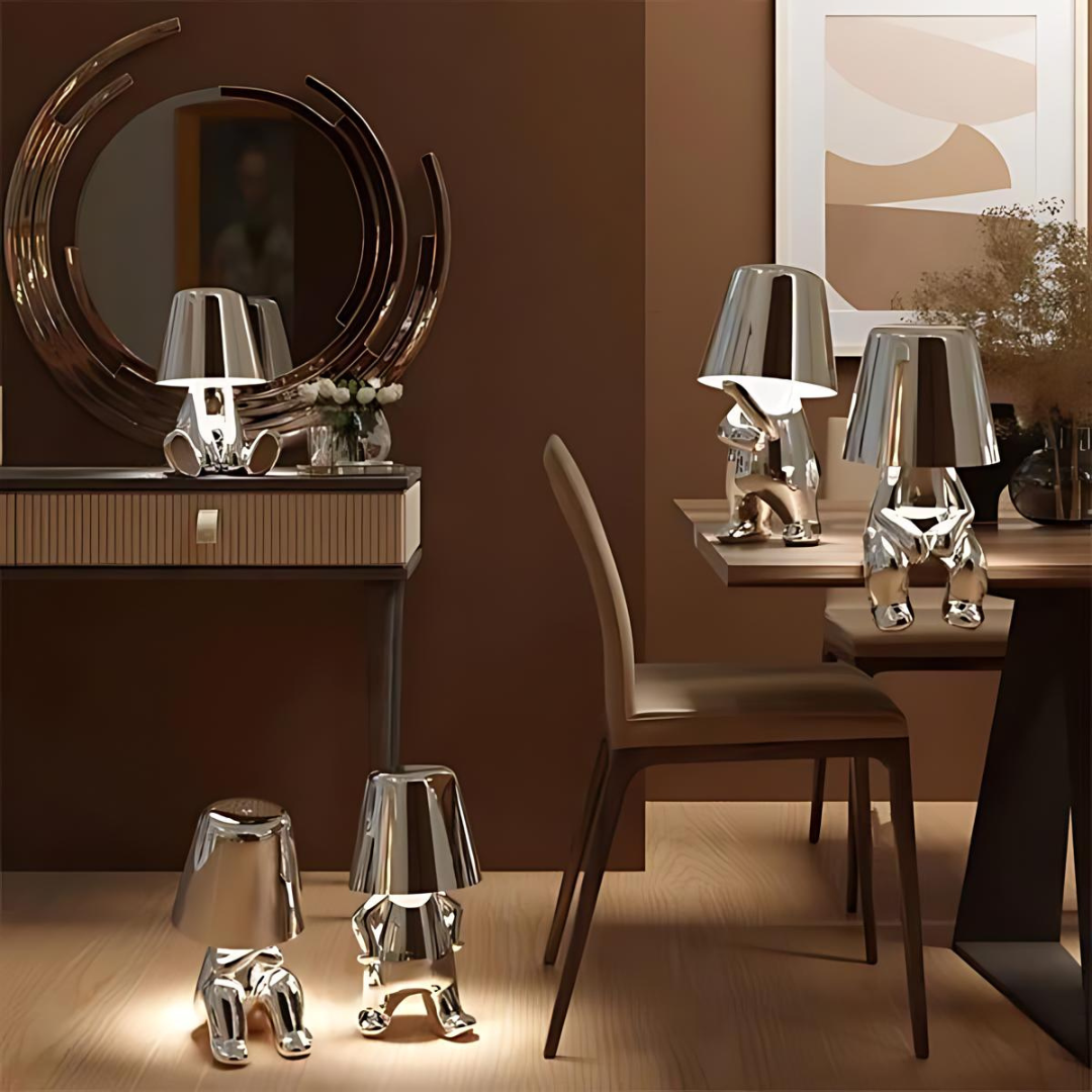 RegalSchimmer | Luxuriöse goldene Tischlampe für stilvolle Akzente