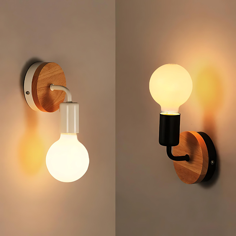 LumiEra | Nordische Glühbirnen Wandleuchte