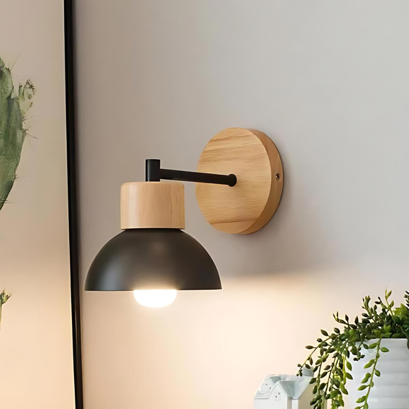 NordicFlex | Stylische Wandleuchte aus Holz für ein harmonisches Zuhause