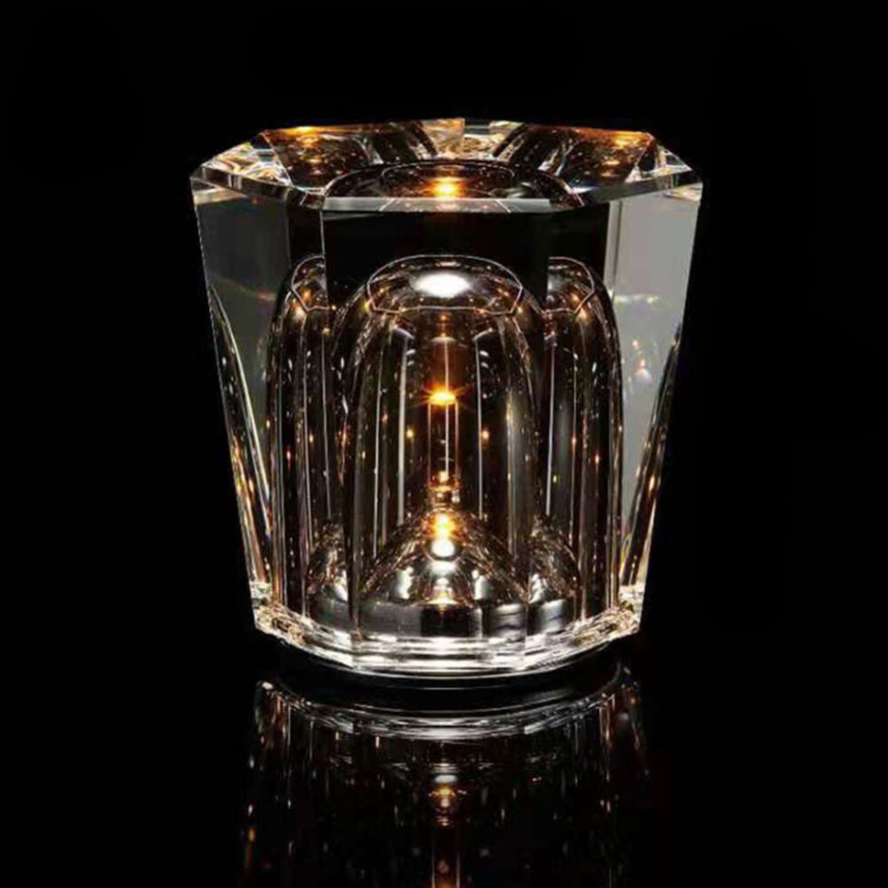 CrystalMug | Kabellose Kristall Tischlampe