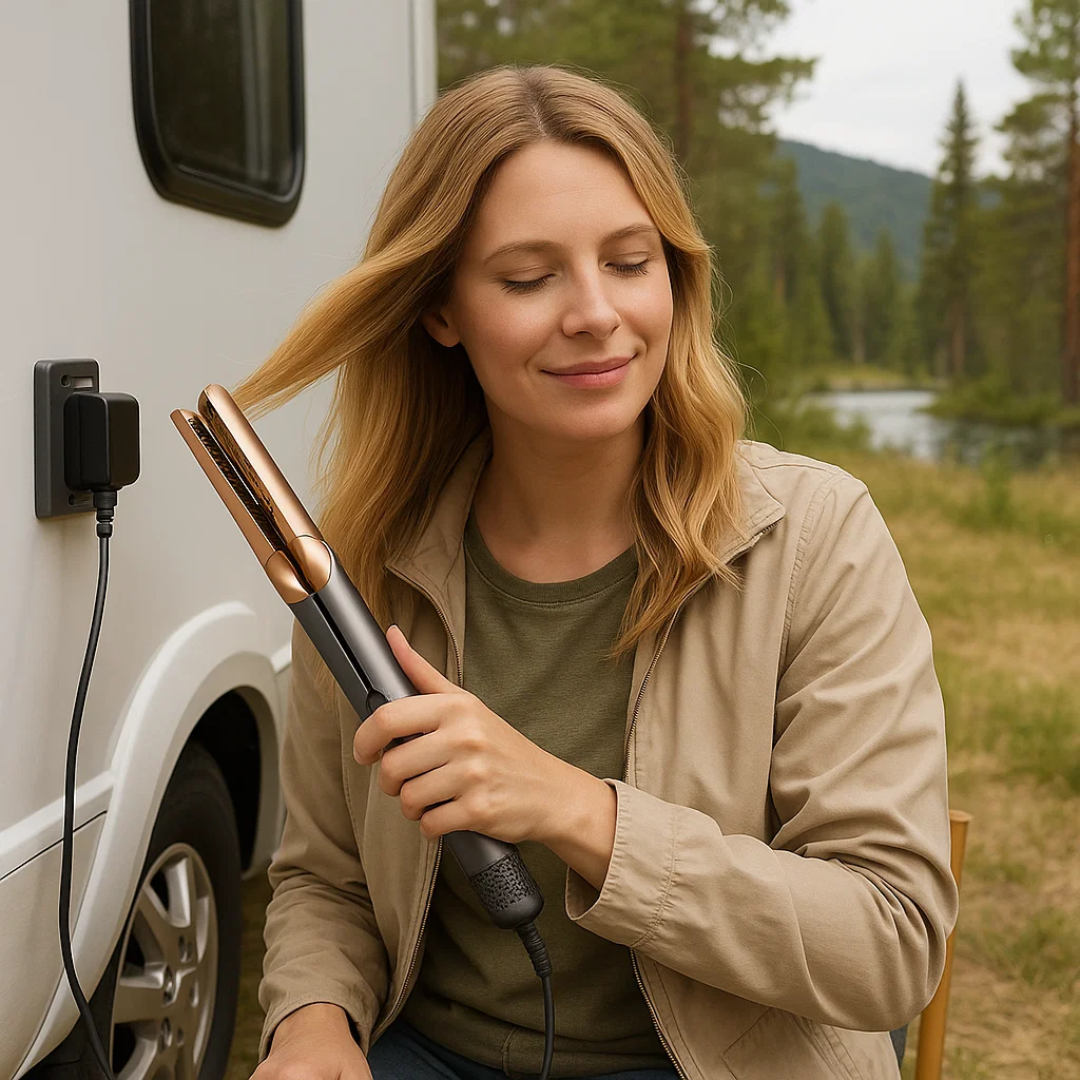 2-in-1-Haartrockner Glätteisen müheloses Haarstyling 22