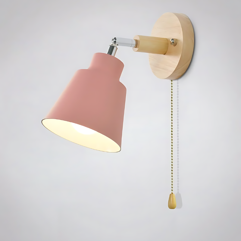 Collin | Drehbare Wandlampe mit Ketten Schalter