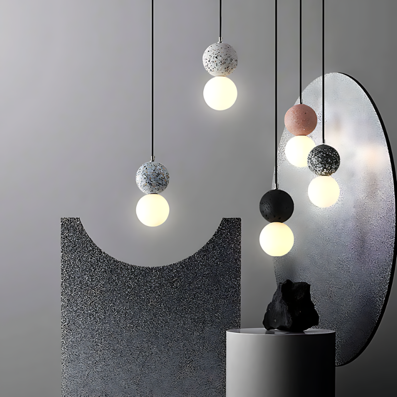 ValenGlow | Moderne LED-Hängelampe mit Glaskugeln