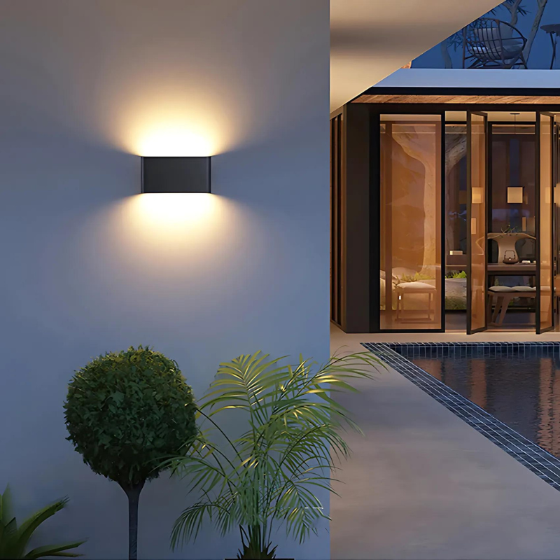 LumiGuard | Wetterfeste LED Wandleuchte für Innen und Außen