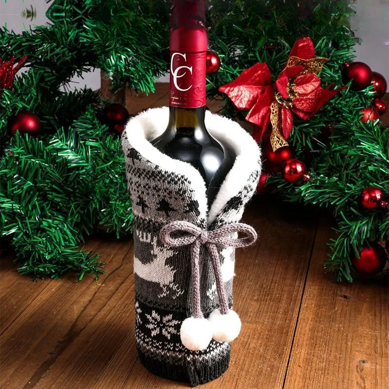 WeinHülle | Festliche Weinflaschenhülle für Weihnachten