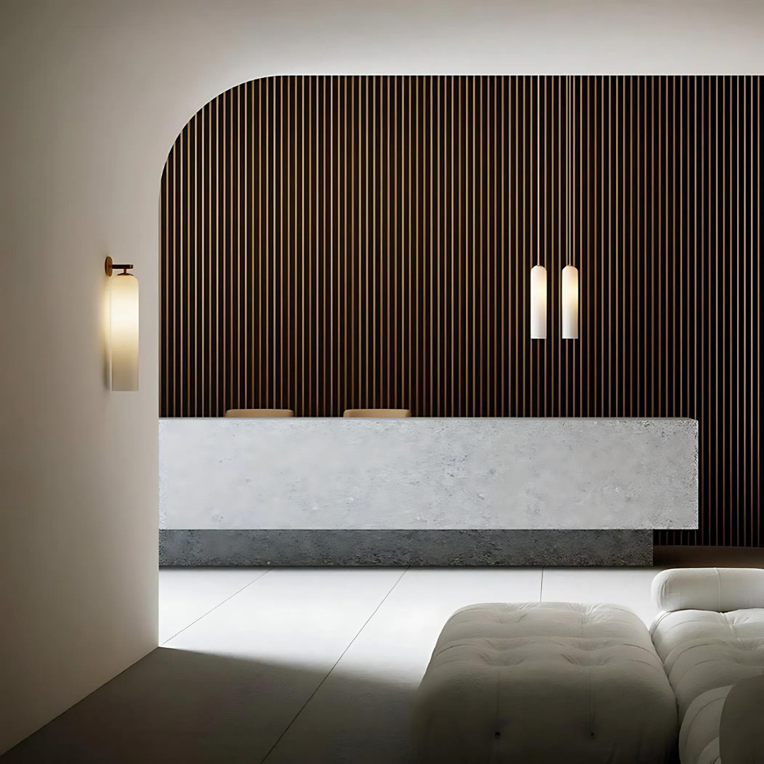 TubeRadiance | Elegante Glaswandlampe für stilvolles Ambiente