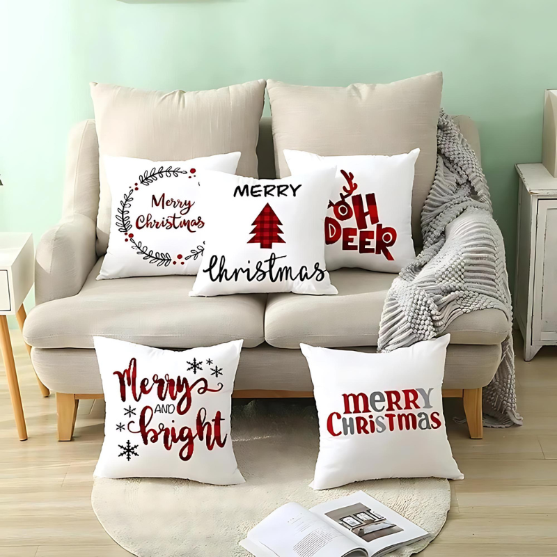 MerryCushion | Weihnachts-Kissenbezug mit festlichem Design