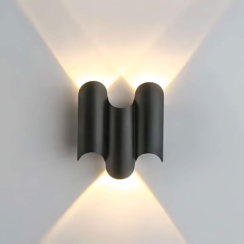 NatureGlow | Moderne LED Wandlampe für Innen- und Außenbereich