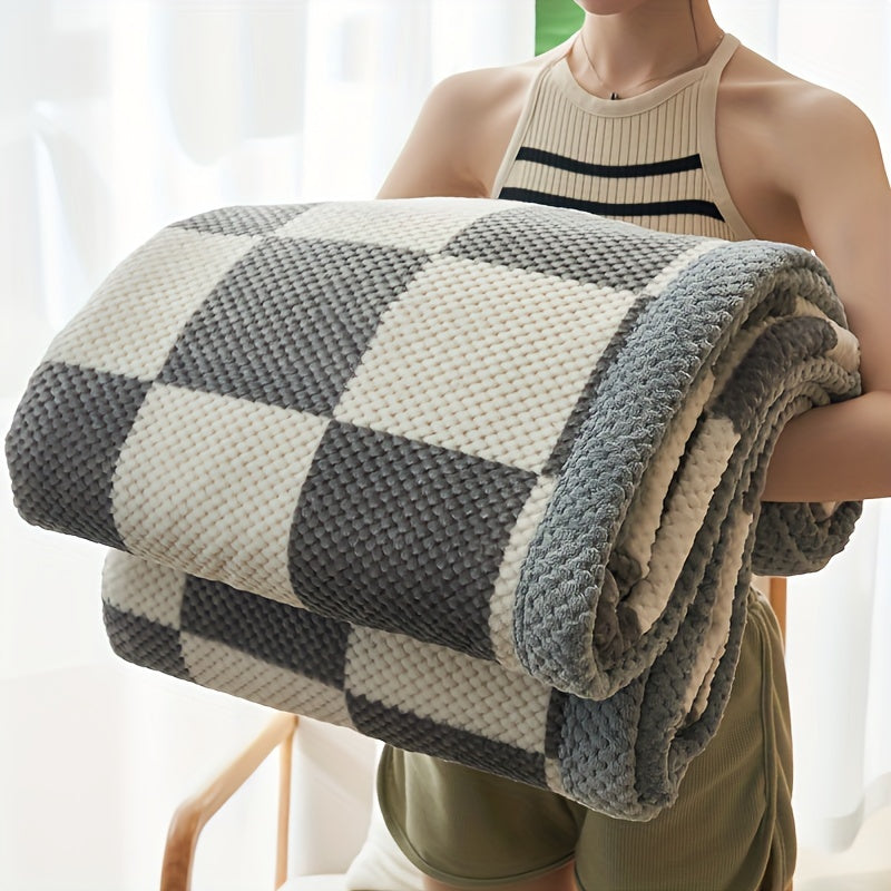 PlaidPlush | Luxuriöse karierte Decke aus Fleece