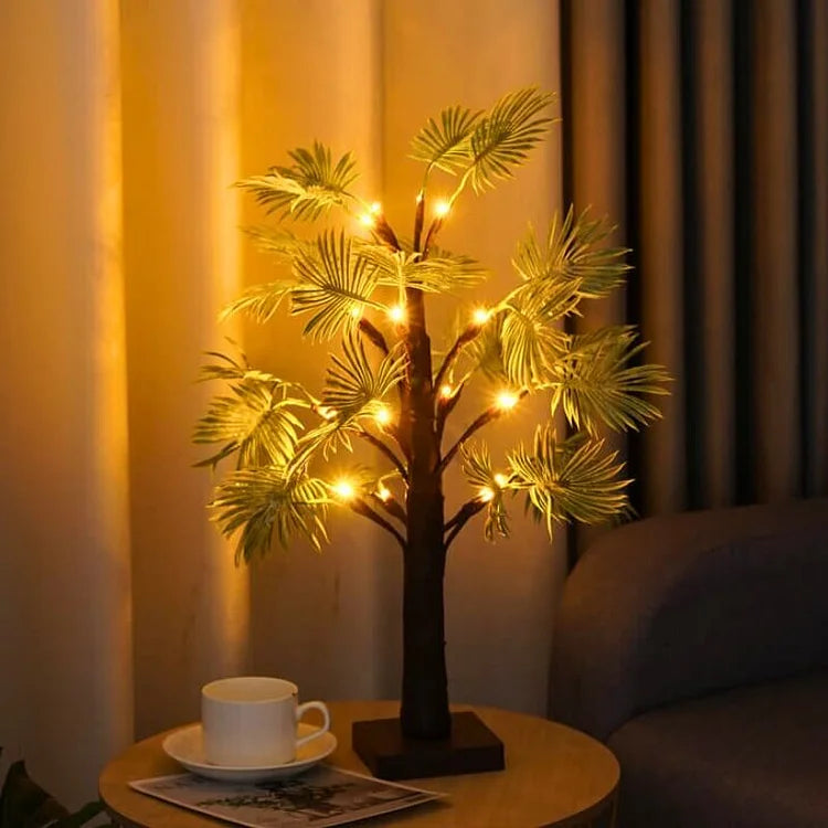 Weihnachtslichter | LED Palmblatt - Beleuchtung für Tropenflair