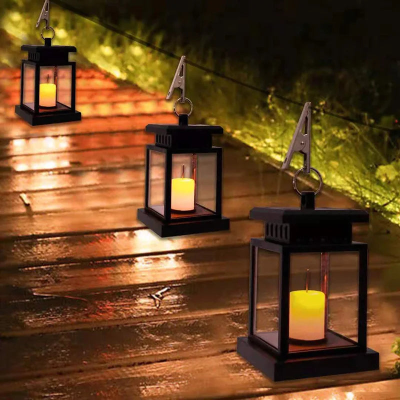 SolarCandle | Solarbetriebene Laterne für draußen, wetterfest und mit realistischem Flackerlicht