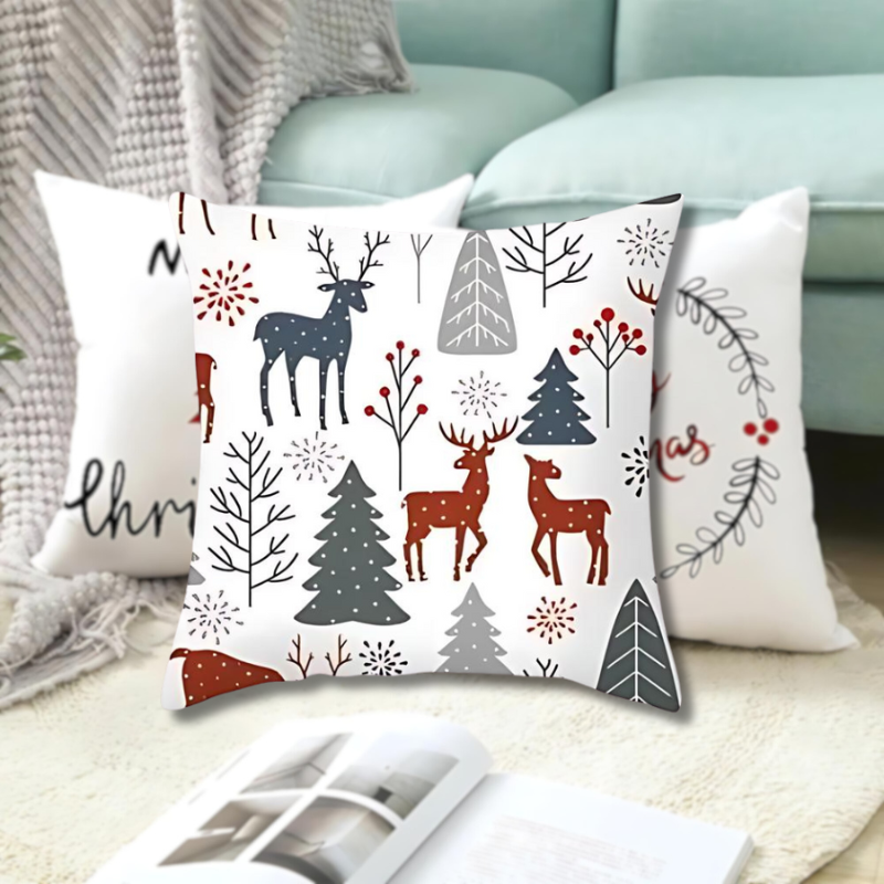 MerryCushion | Weihnachts-Kissenbezug mit festlichem Design