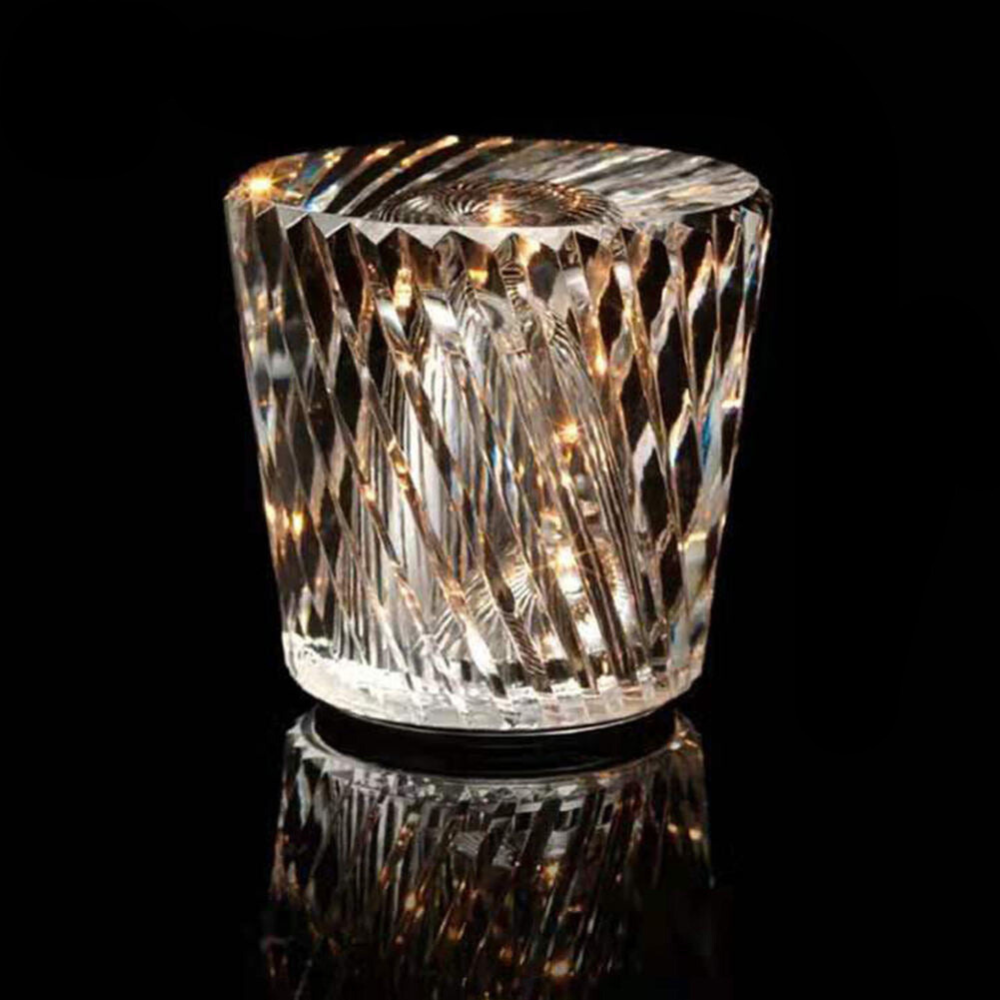 CrystalMug | Kabellose Kristall Tischlampe