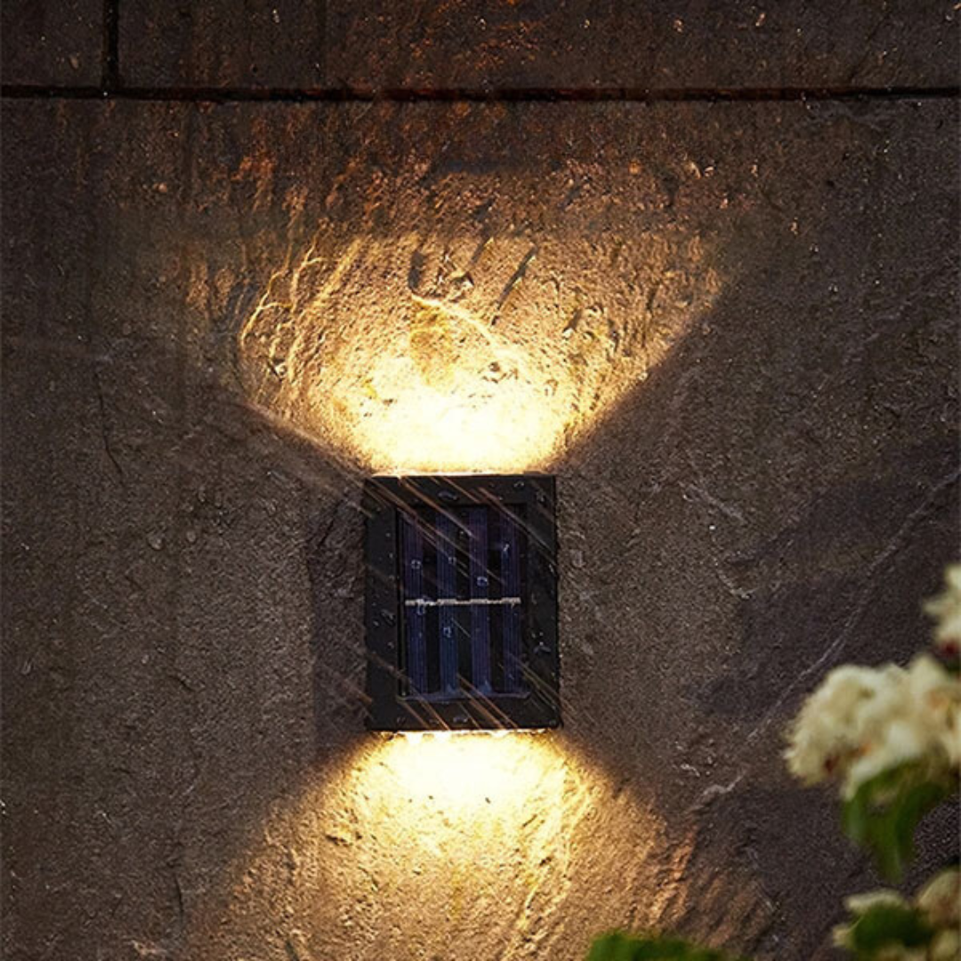 Yara | Solarbetriebene LED-Außenwandleuchte