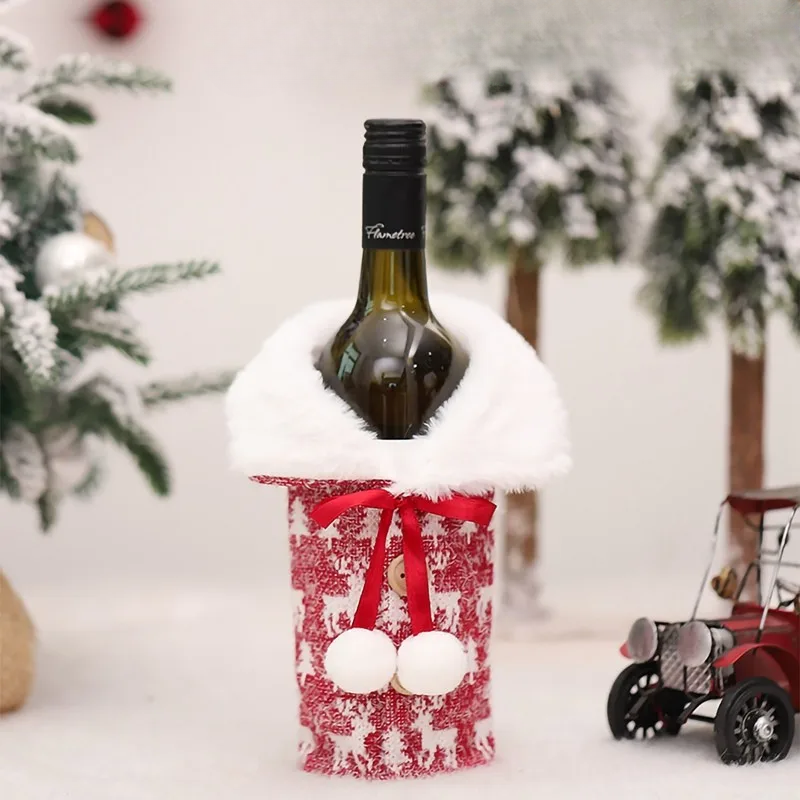 WeinHülle | Festliche Weinflaschenhülle für Weihnachten