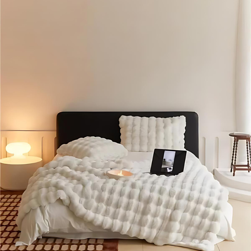 ToscanaCozy | Felldecke mit Doppelseitigem Fleece