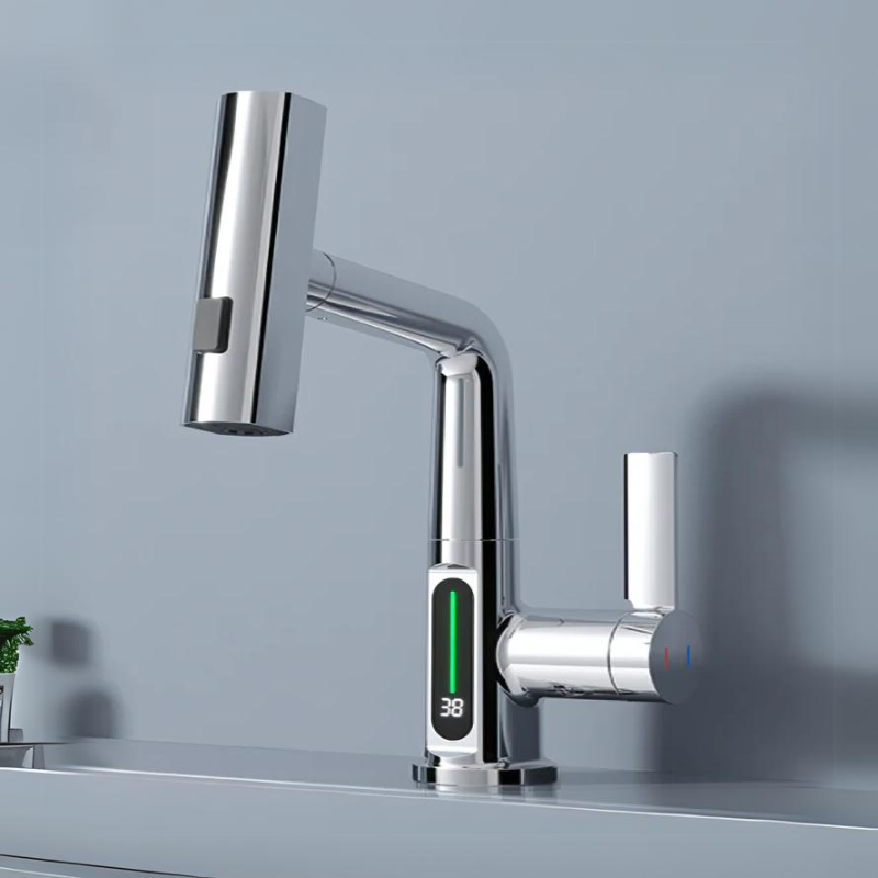 SmartFaucet | Intelligente Küchen- und Badarmatur mit digitalem Display