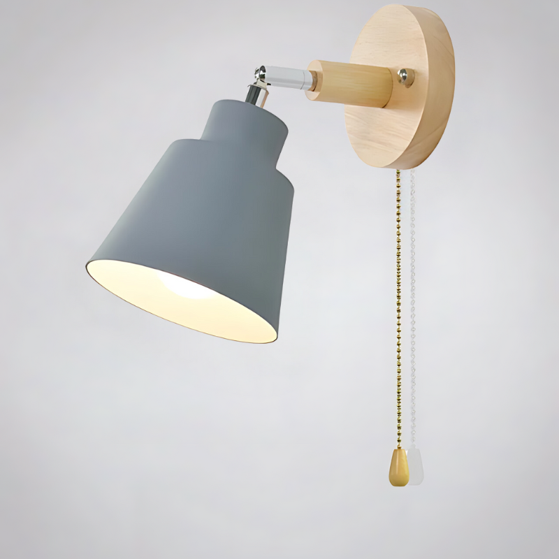 Collin | Drehbare Wandlampe mit Ketten Schalter