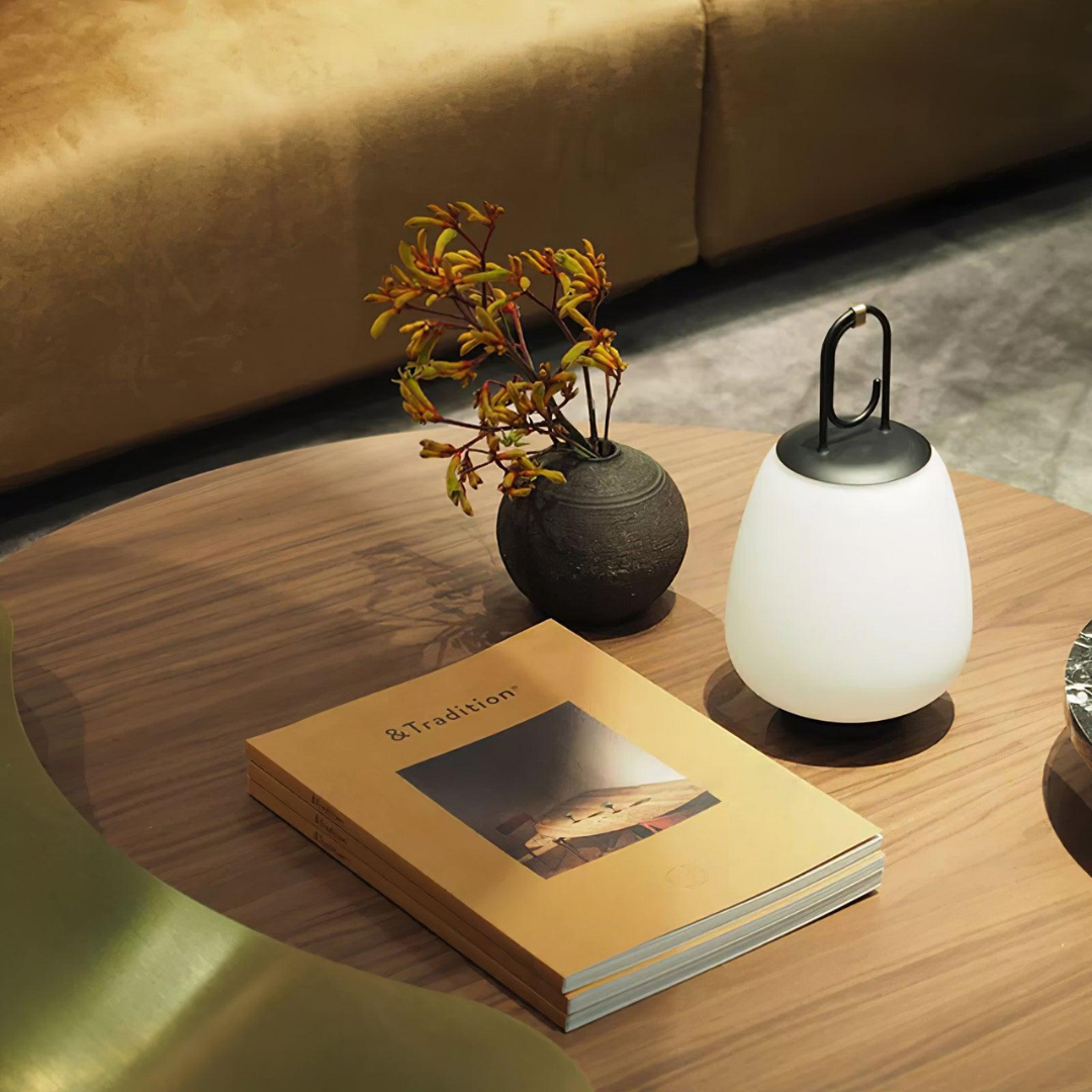 PortaLight | Tragbare Tischlampe mit Akku für drinnen und draußen
