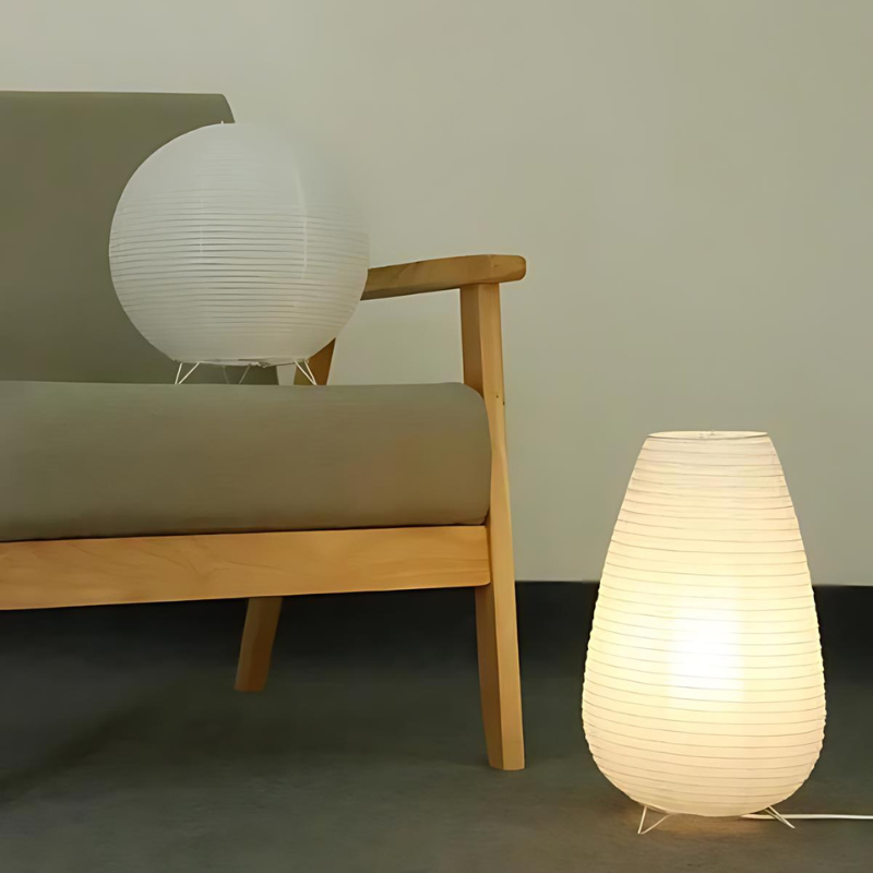 ZenSerenity | Wabi-Sabi LED-Tischlampe für sanfte Beleuchtung