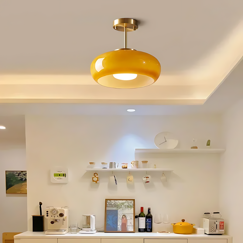 LumiBowl | Stilvolle LED-Hängeleuchte aus Glas für elegante Räume