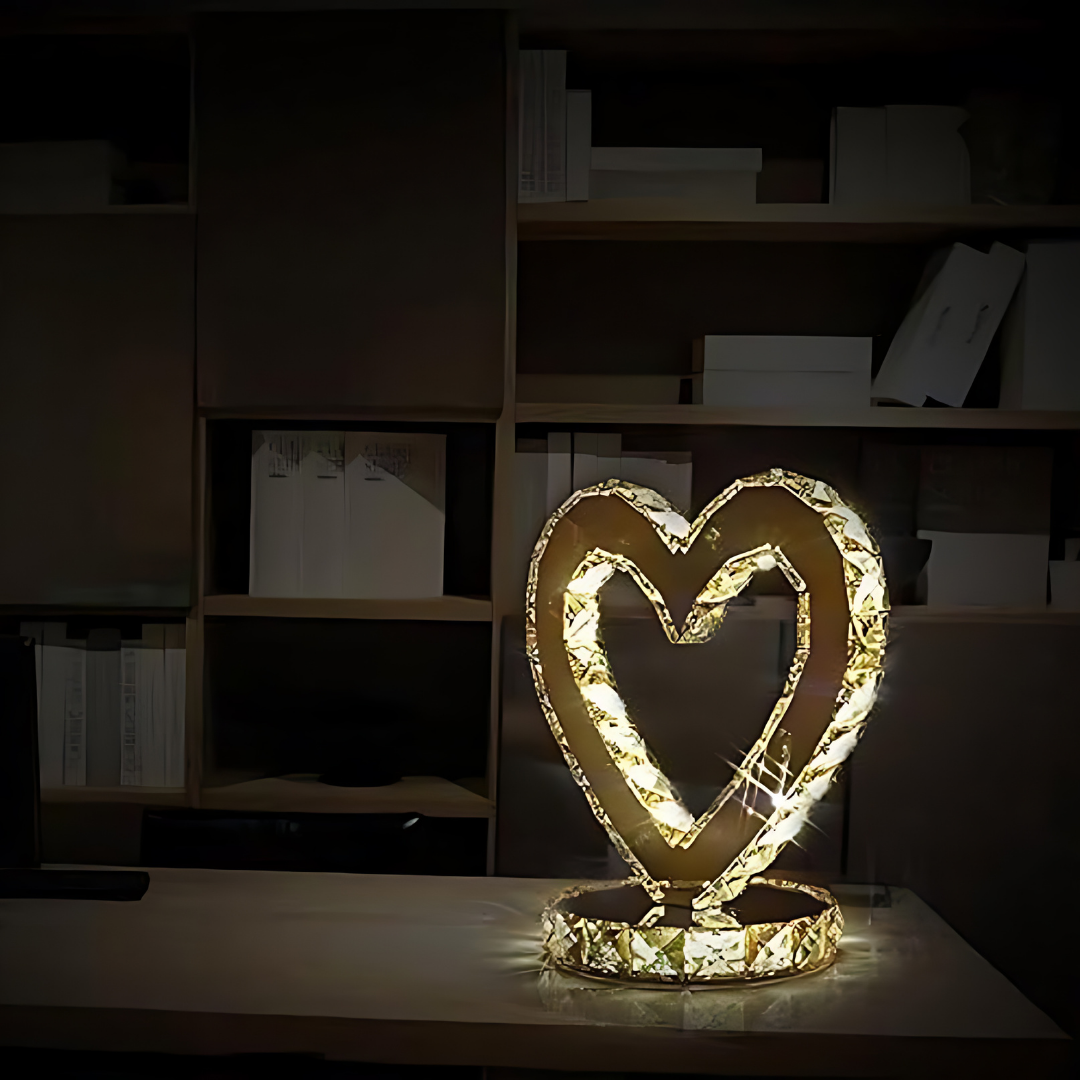 CrystalStand | Moderne Kristall Tischlampe