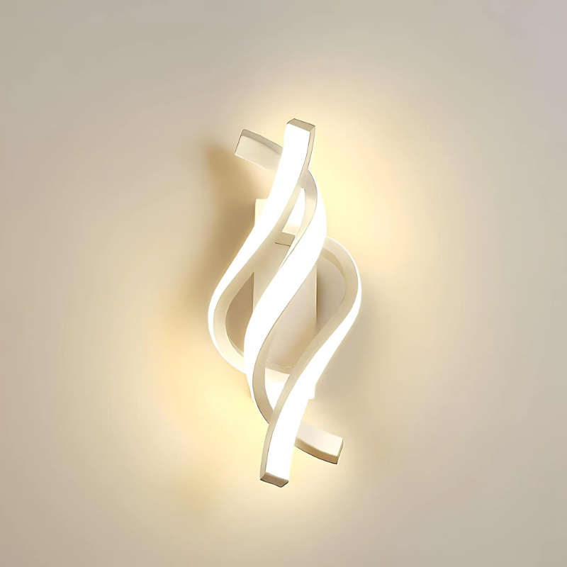 LumiSpiral | Elegante LED Wandleuchte im modernen Spiraldesign