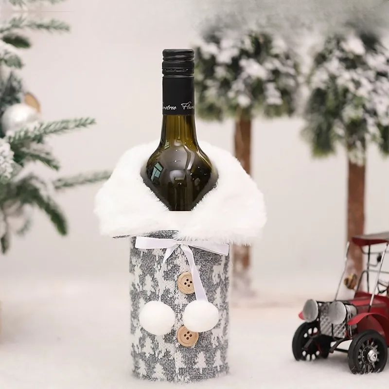 WeinHülle | Festliche Weinflaschenhülle für Weihnachten