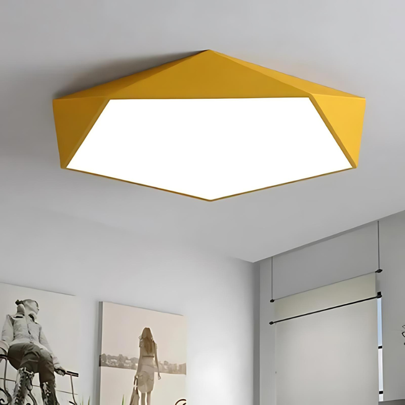 HexaGlow | Elegante dimmbare LED-Deckenleuchte für jedes Zuhause