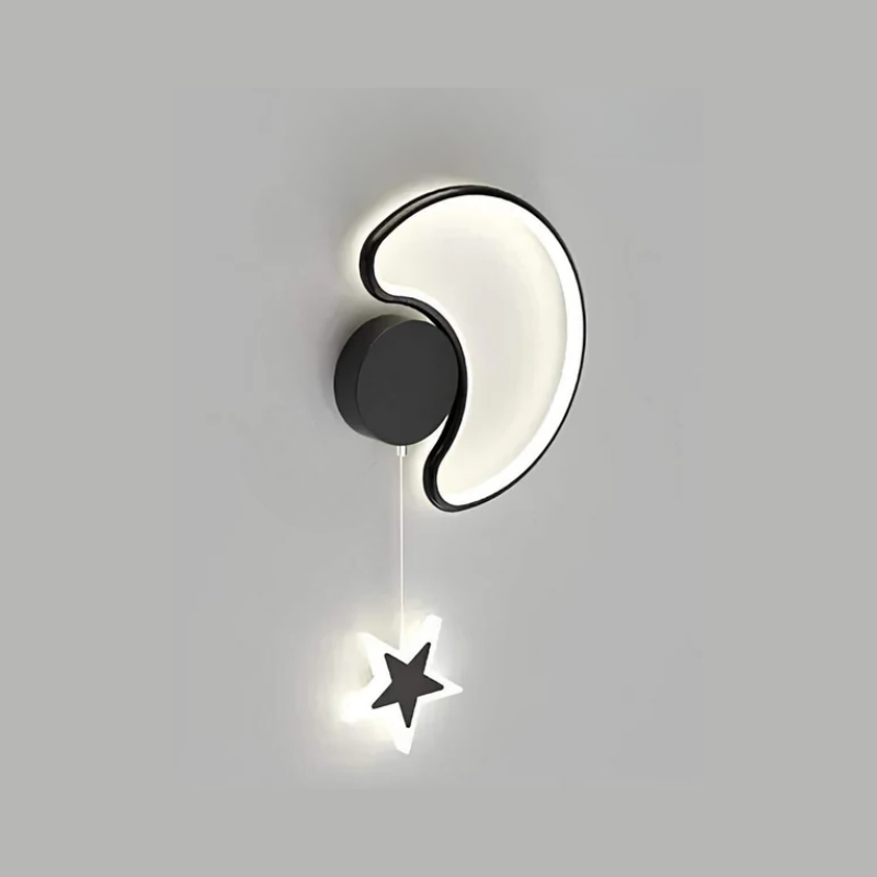 DreamLight | Magische Wandlampe mit Wolken, Sternen und Mond