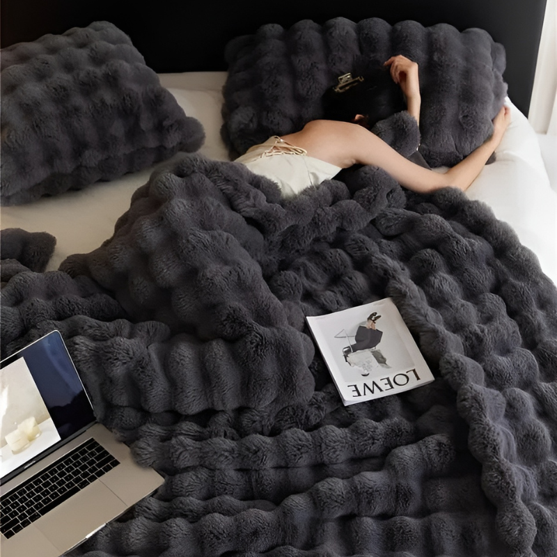 ToscanaCozy | Felldecke mit Doppelseitigem Fleece