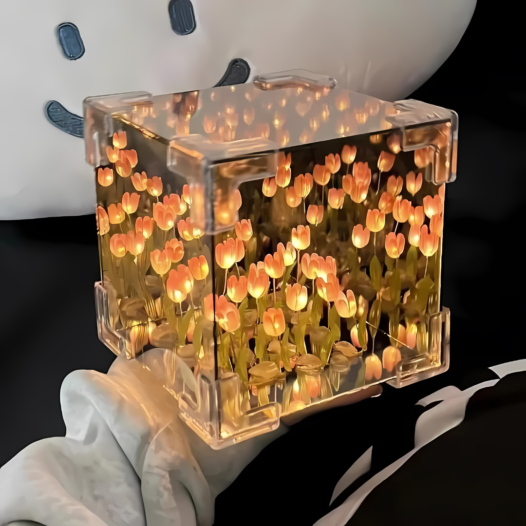 TulipGlow | Tulpen Spiegel Lampe
