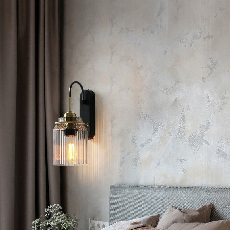 RetroDim | Gerippte Vintage-Wandleuchte