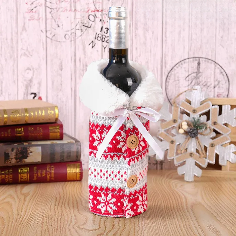 WeinHülle | Festliche Weinflaschenhülle für Weihnachten