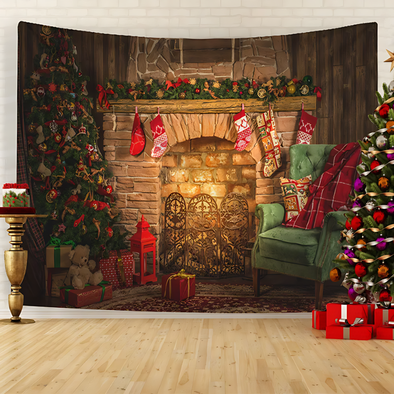 JoyTapestry | Weihnachts-Wandteppich