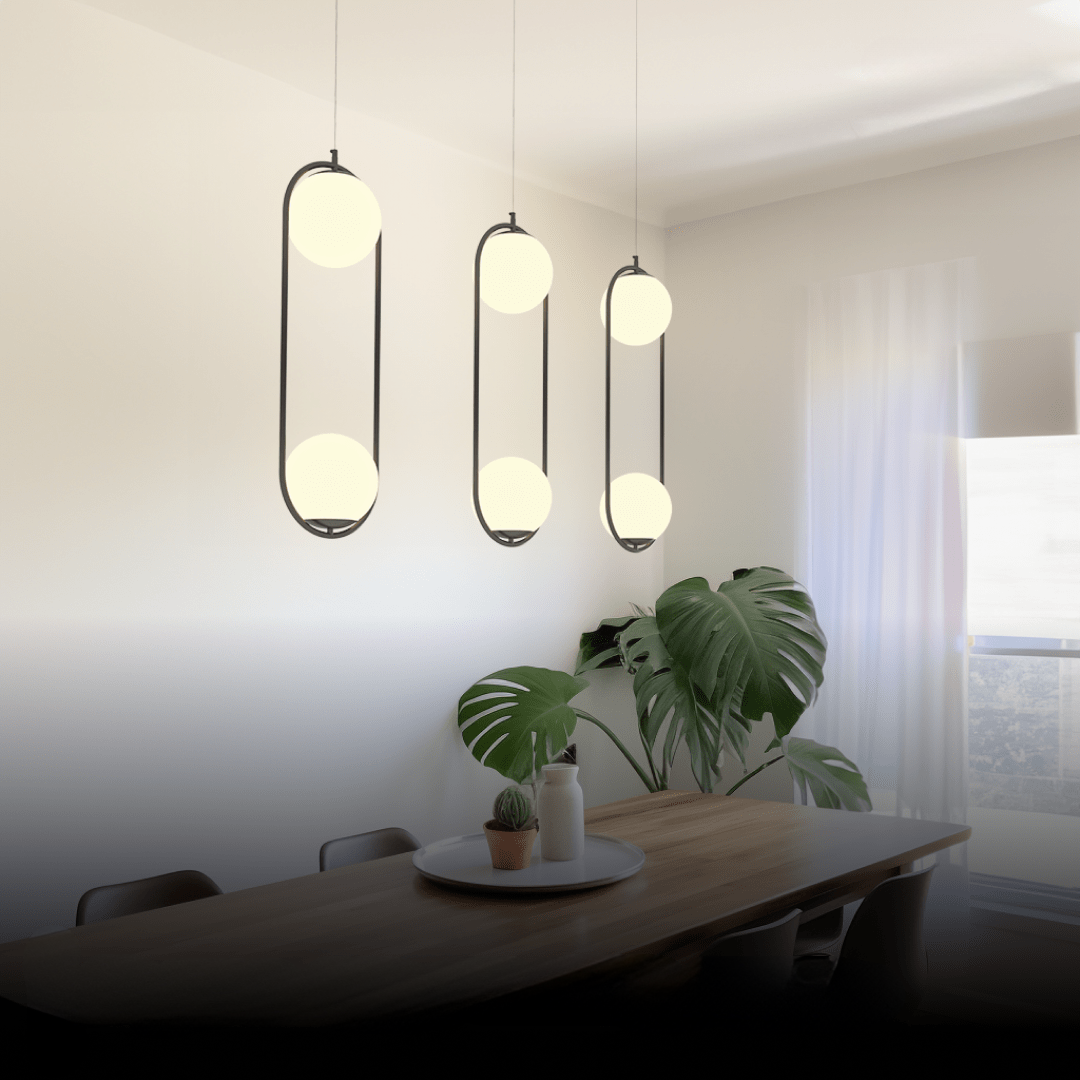 SpearGlow | Elegante LED-Hängeleuchte mit warmweißem Licht und Gold-Finish