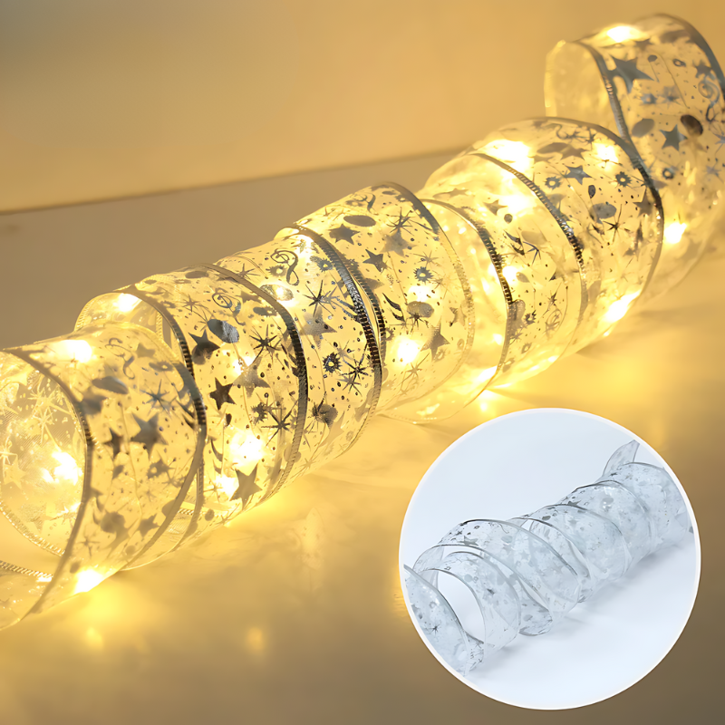 SparkleFest | Weihnachtsband mit LED-Lichterkette