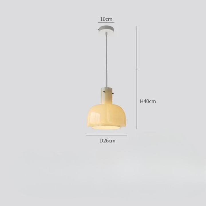 MedievalCharm | Elegante Pendelleuchte aus Glas