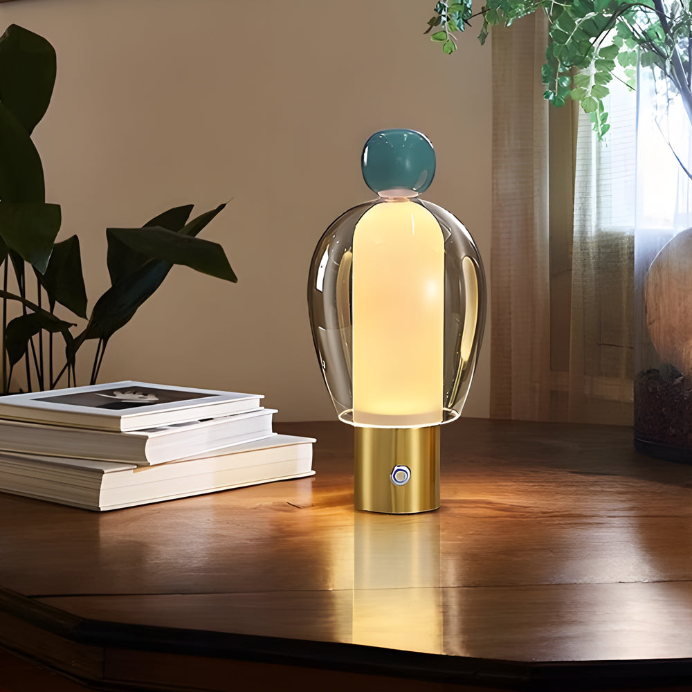HumanLamp | Wiederaufladbare stilvolle Tischleuchte mit Dimmerfunktion