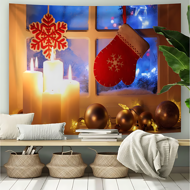 JoyTapestry | Weihnachts-Wandteppich