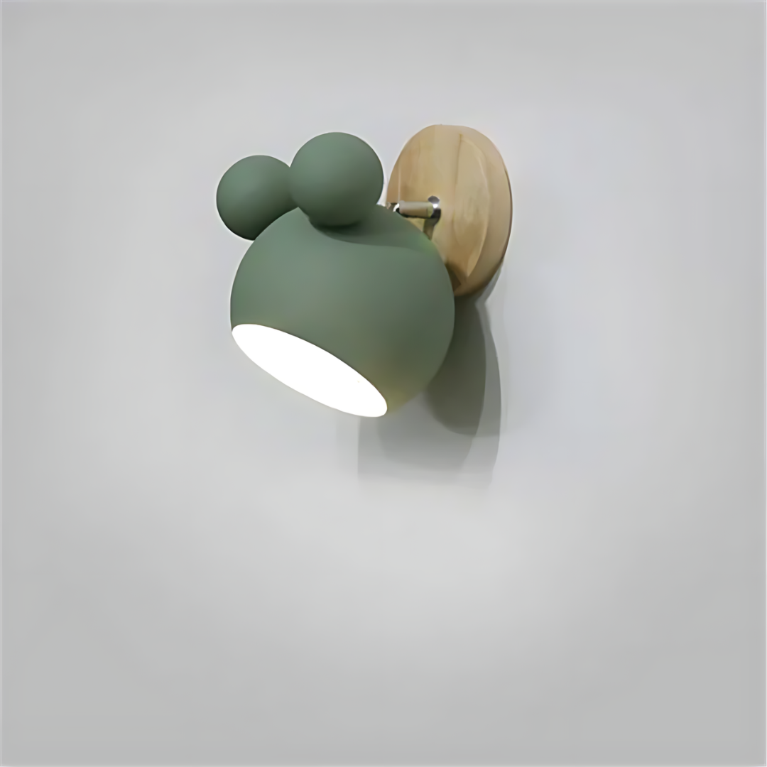 MickeyGlow | Verspielte Mickey Wandlampe für Kinderzimmer und Spielräume