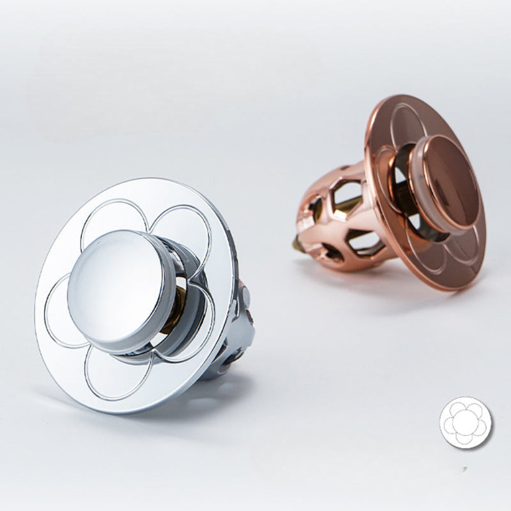 Abflussstöpsel Waschbecken Pop Up Ablaufstopfen Haarfänger Metall