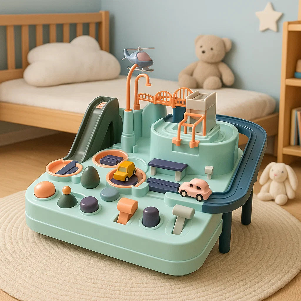 Autorennbahn Kinderspielzeug Lernspielzeug Stadt 5